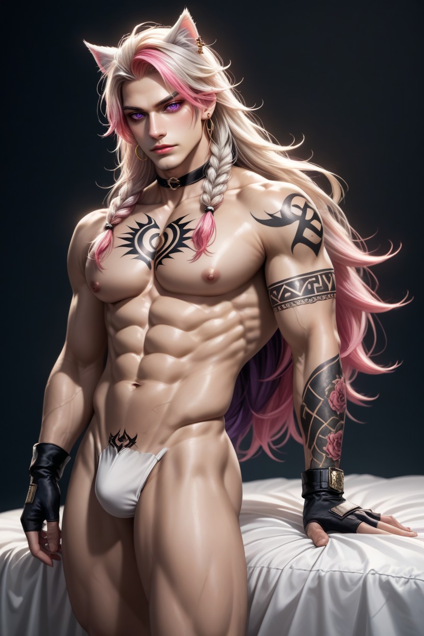 Six-pack, Smooth Chest, Tattoos AI同性戀黃片