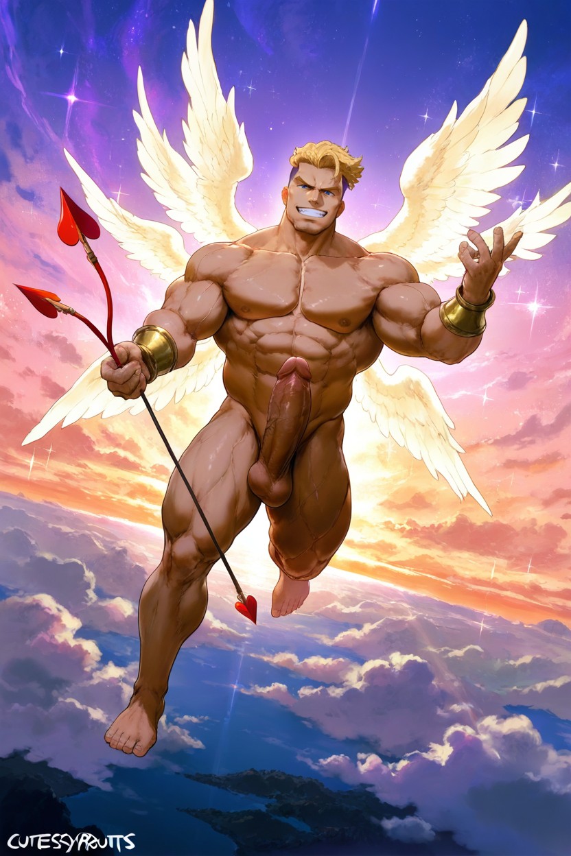 Full Body, Dynamic Dutch Angle, Thick Muscular Thighs AI同性戀黃片