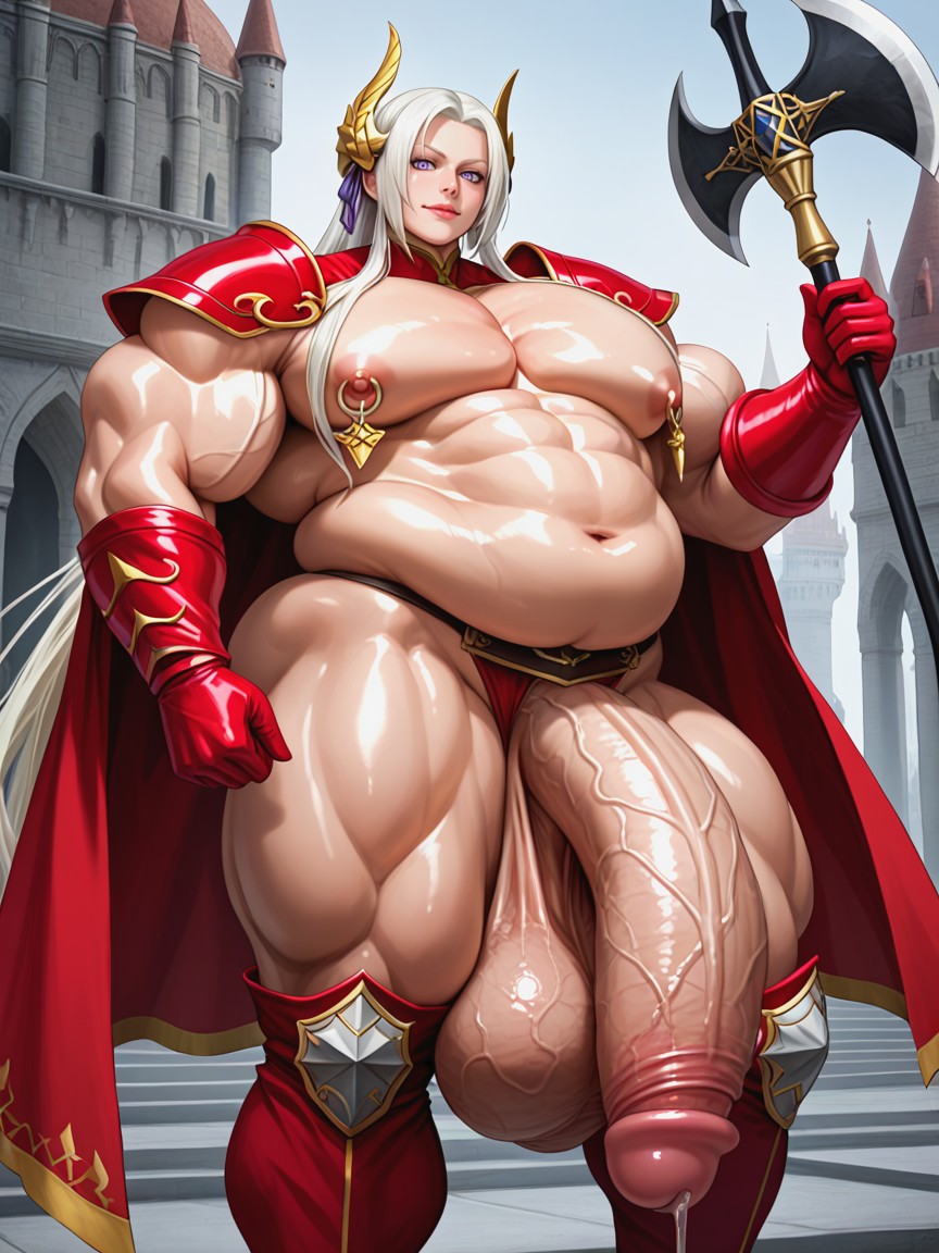 小馬阴茎, Huge Bulky Muscles, Soft Facial Features AI同性戀黃片