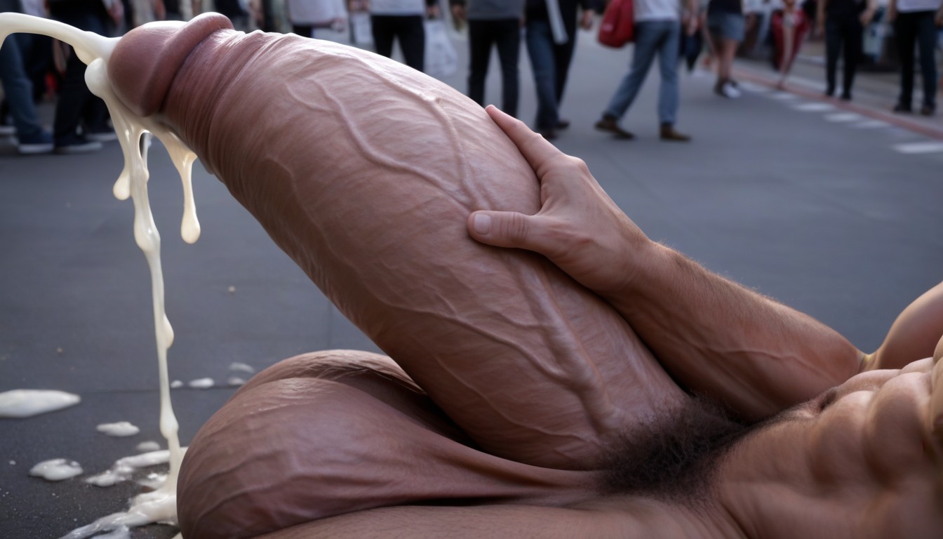 Only Men, Gigantic Hyper Bulge, Impossibly Long And Thick Hyper Cock Taller And Thicker Than Body Porno IA Gay