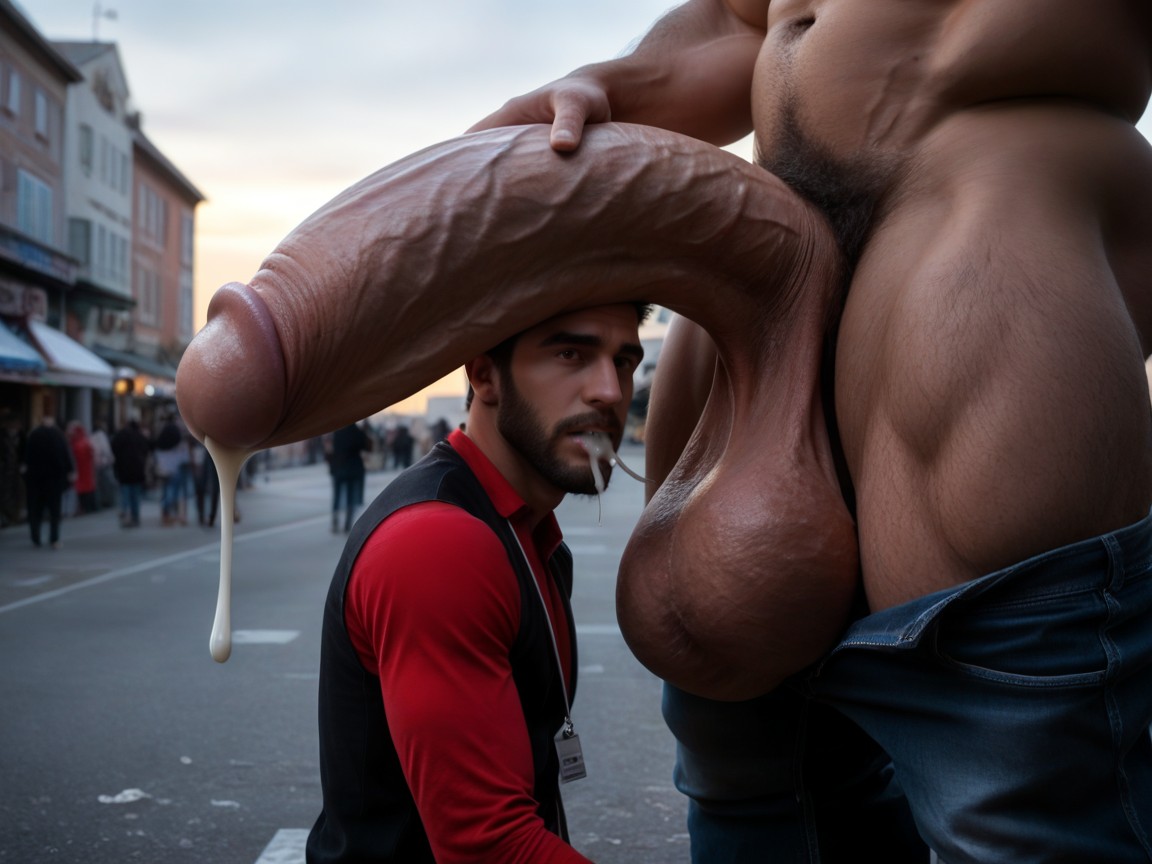 Absurdly Surreal Oversized Hyper Cock, Concerned, Penis Realistically Attached To Crotch KI Schwulenporno