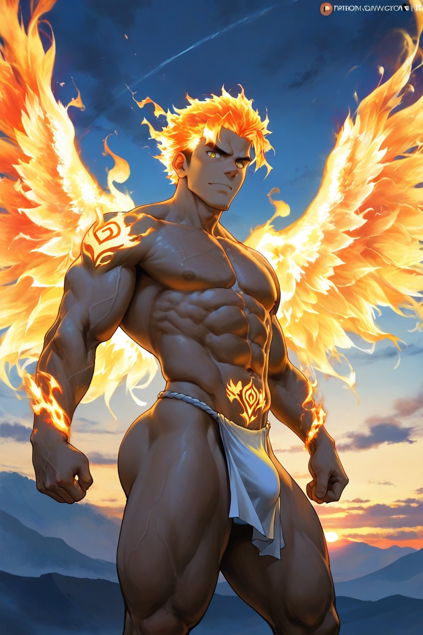 Bara Man, Bulge, Naked AI Gay Porn