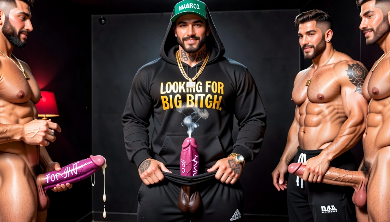 Exposing Erect Black Penis, Pulling Down Sweatpants, Electricity Powers Porno IA Gay