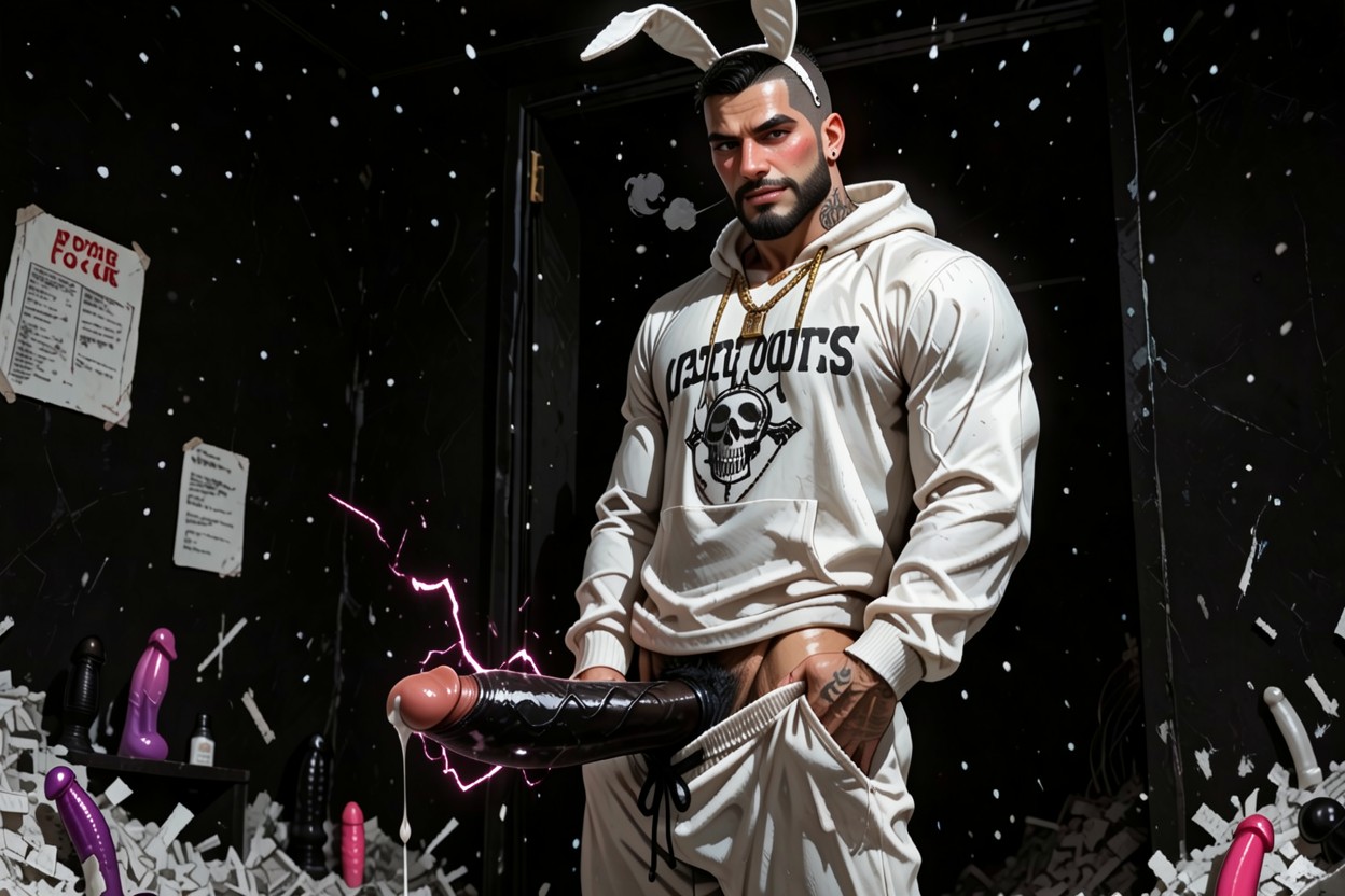 Fuck Logo, Musclé, Darkness Porno IA Gay