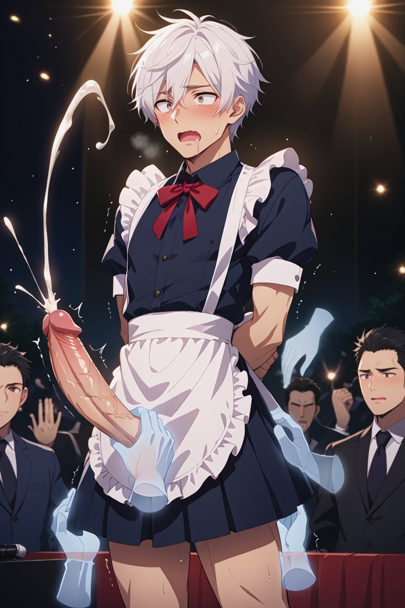 Rolled Eyes, Sweaty, Ghost Hands Groping Man Porno IA Gay