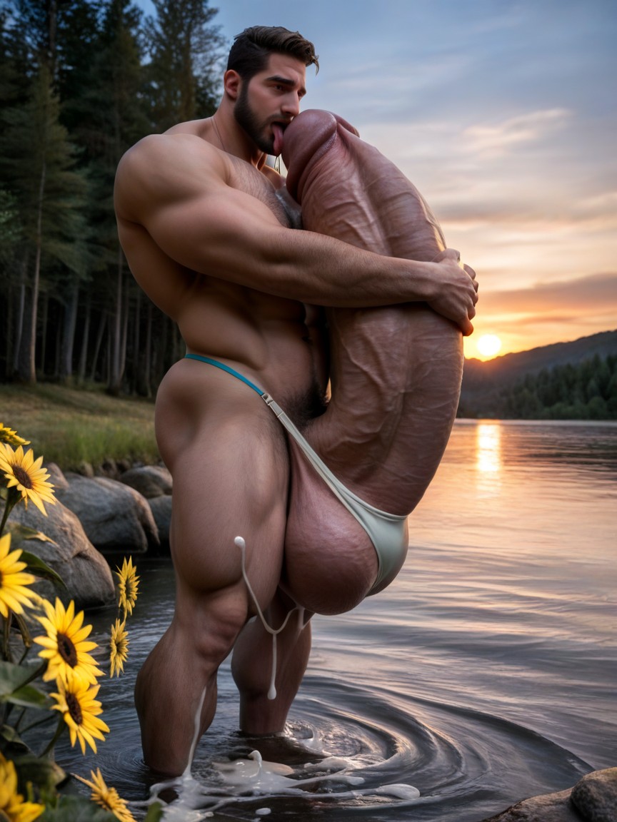 Correct Anatomy, Photorealistic, Artistic Pornografia gay com IA