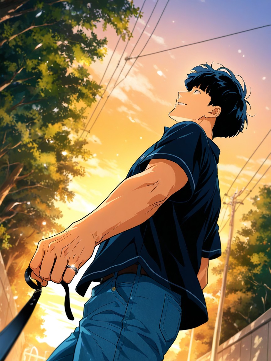 Pov, Lush Green Trees, Clothed KI Schwulenporno