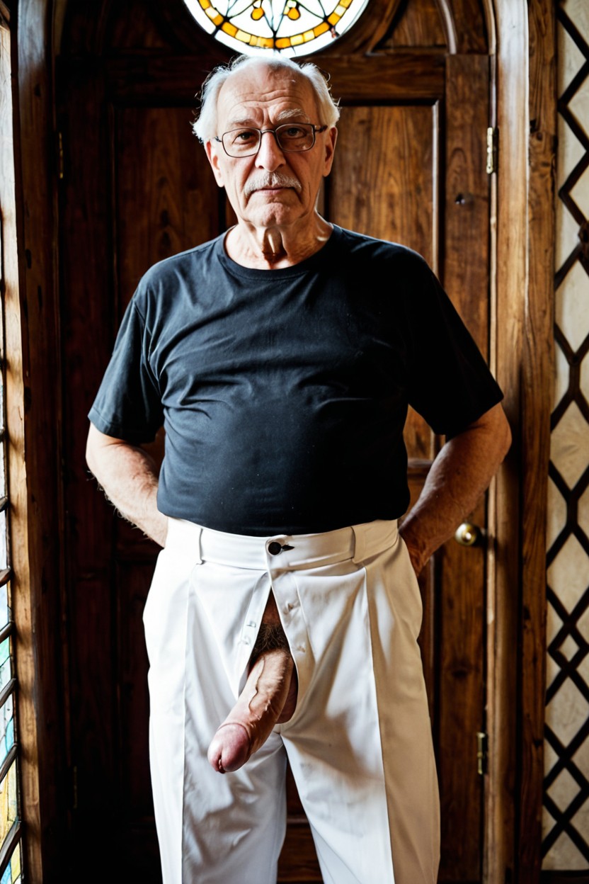 Peau Pâle, Yeux Bleus, 50+ Porno IA Gay