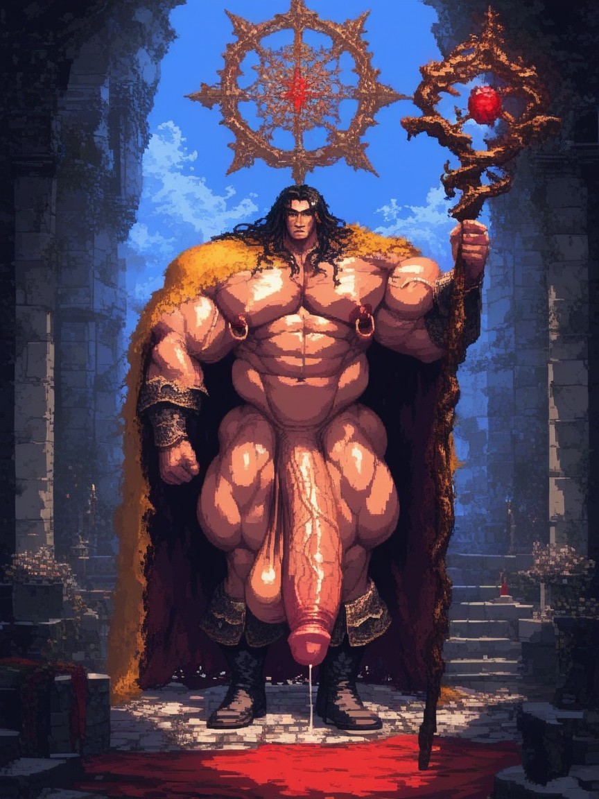 Gigantic Puffy Erect Nipples, Hyper Gigantic Bubble Butt, Extrêmement Lourd En Bas Porno IA Gay
