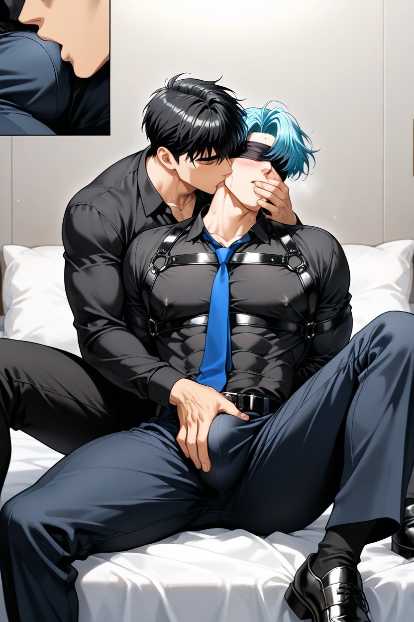 Gay From, Black Business Shirt, Gay Porno IA Gay