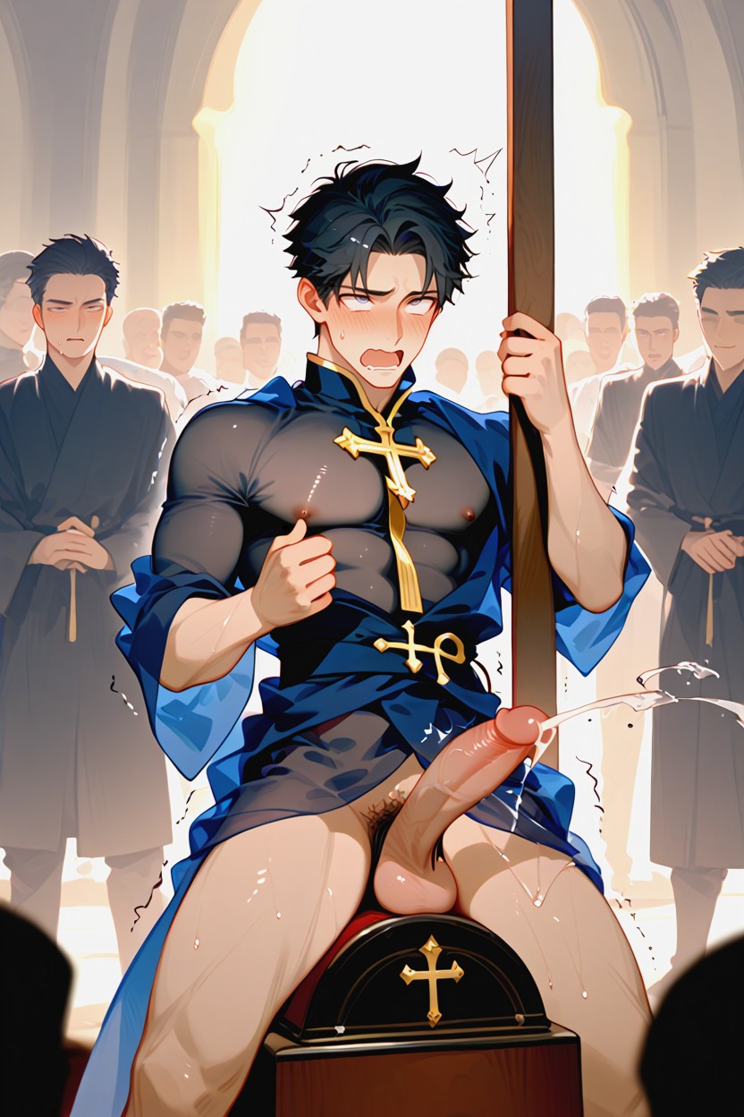 Erect Penis, One Men, Erect Nipples Porno IA Gay