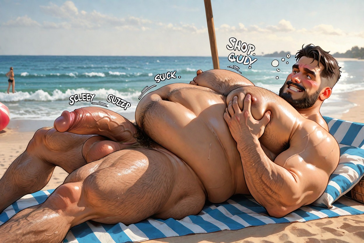 Large Cock, Belly, Too Fat Porno IA Gay