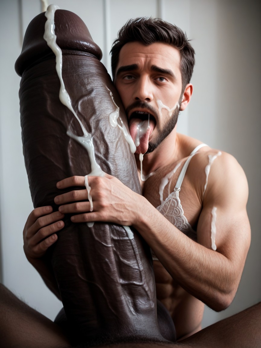 Palais, Cock Bigger Than Whole Body, Nervous Porno IA Gay