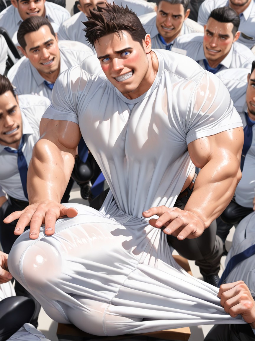 Cock Bigger Than Body, View From Above, Office Pants Porno IA Gay