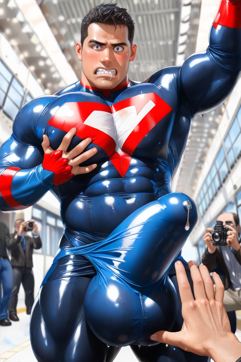 Steamy, Photorealistic, Gigantic Growing Cock Bulge AI同性戀黃片