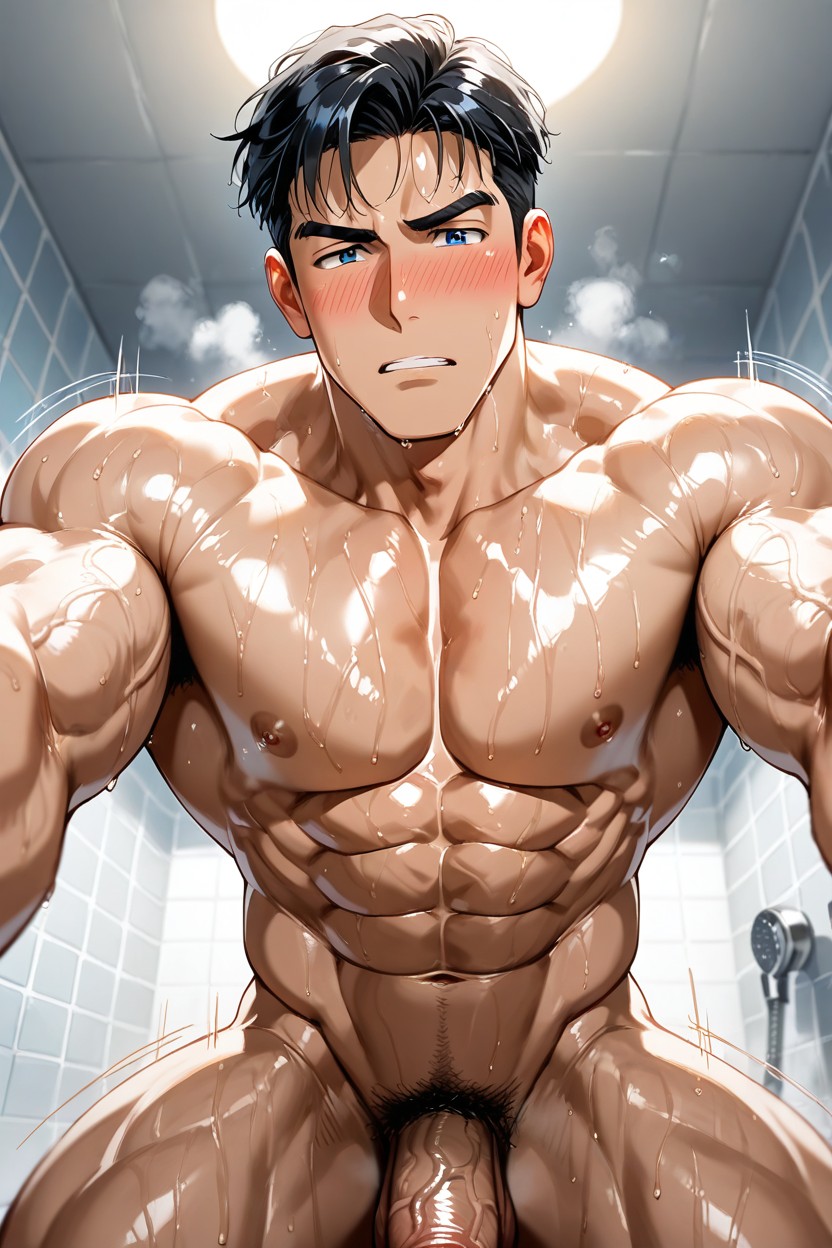 Man Focus, Wet Skin, Forward Porno IA Gay