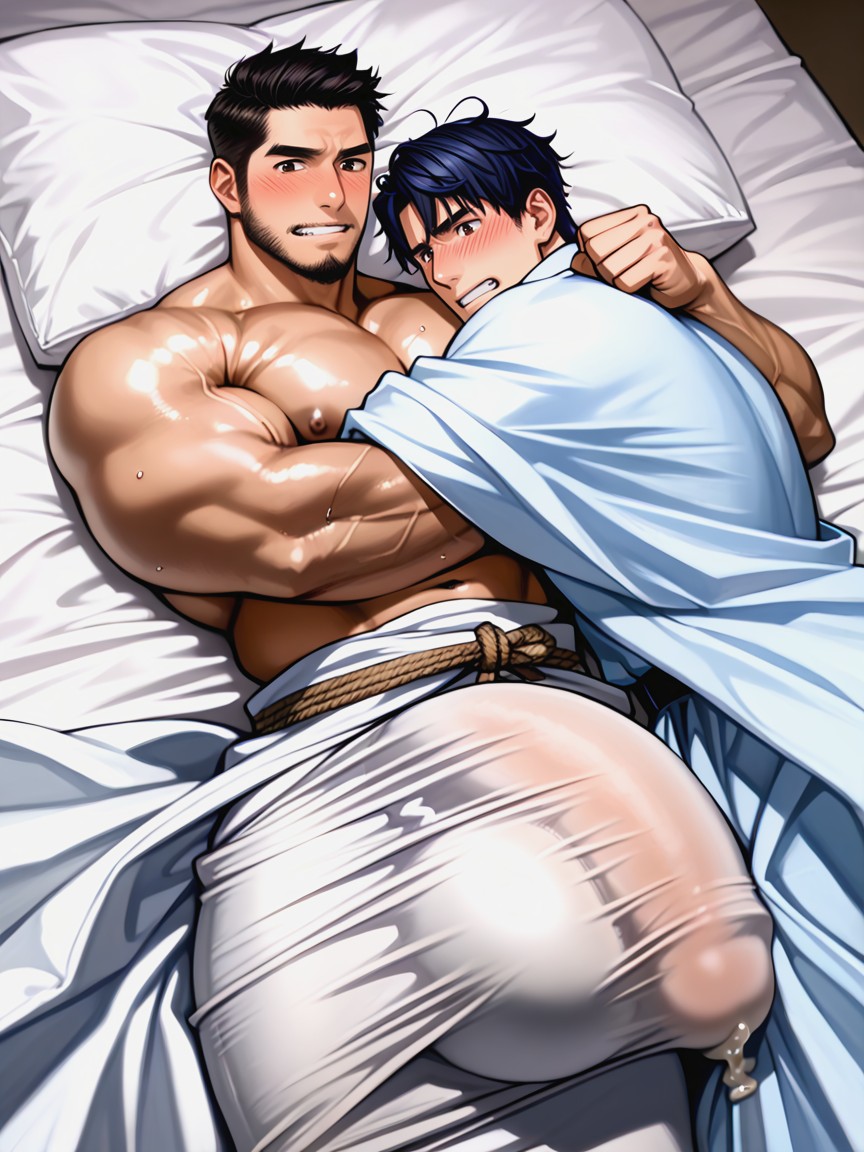 Home, Licking Tip, Peau Bleue Porno IA Gay
