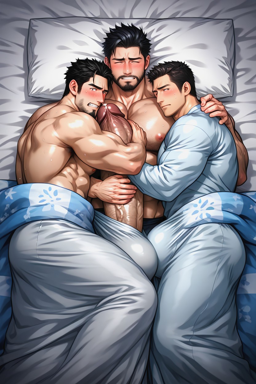 Absurdly Surreal Oversized Hyper Cock Much Bigger Than Body, Massif, Pressed Together Porno IA Gay