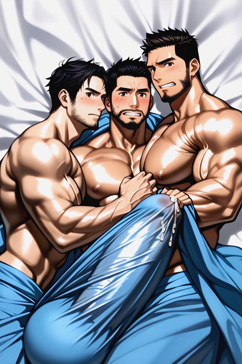 Glans Reaches All The Way To His Mouth, Bara, Clenched Teeth AI同性戀黃片