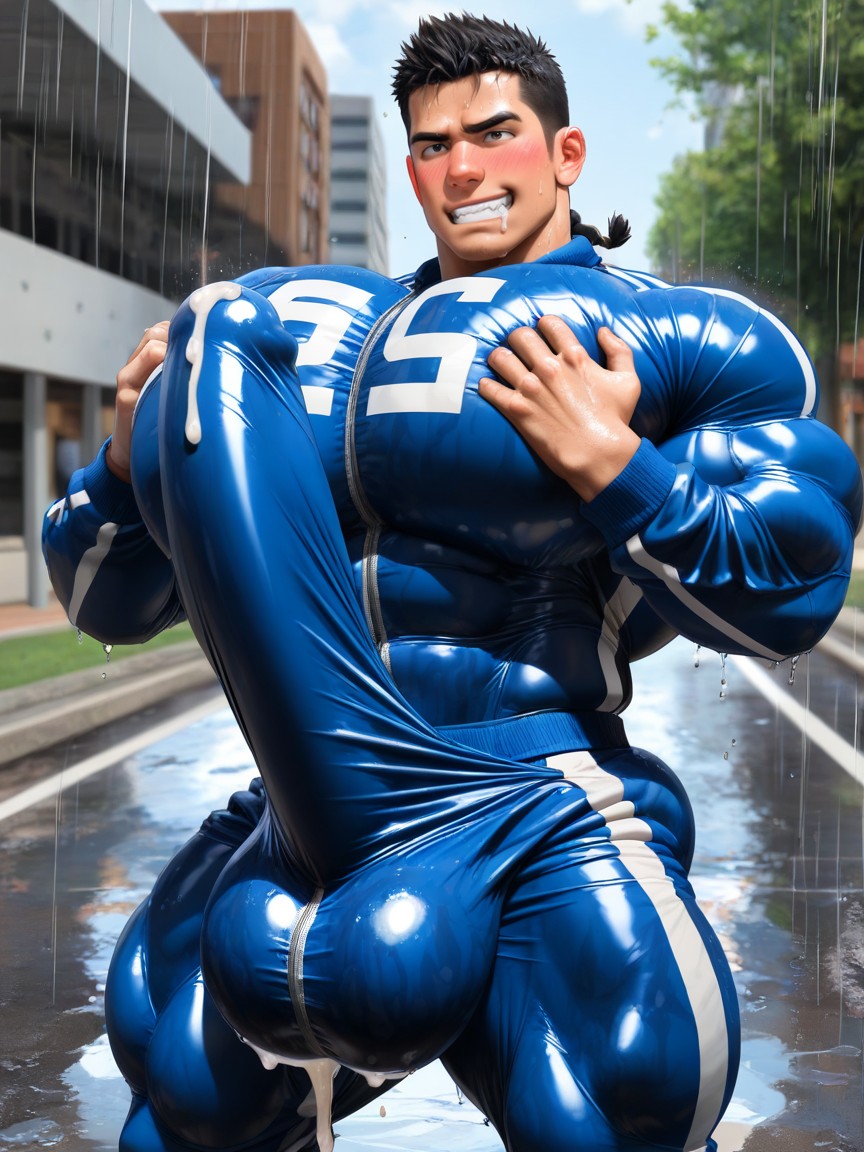 Outdoors, Clear Lines, Il Pleut Porno IA Gay