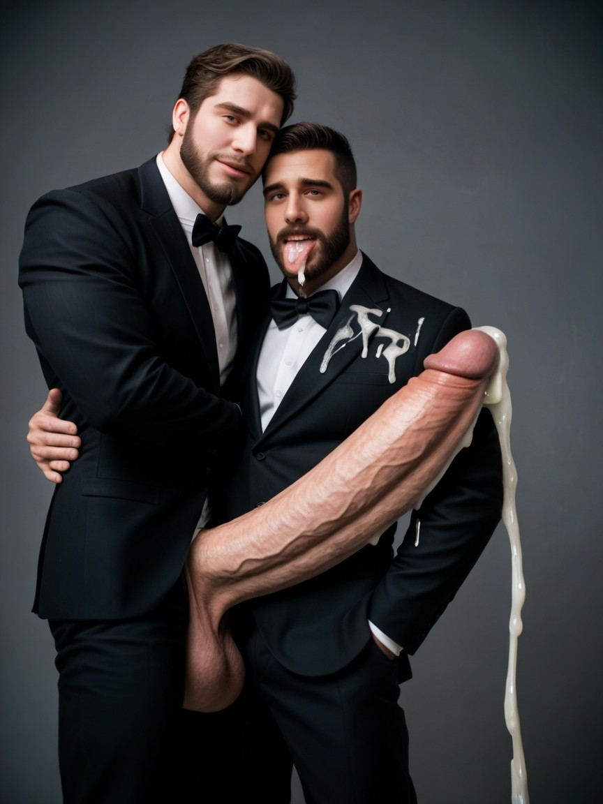 Ahegao, Angular Features, Tesão Pornografia gay com IA