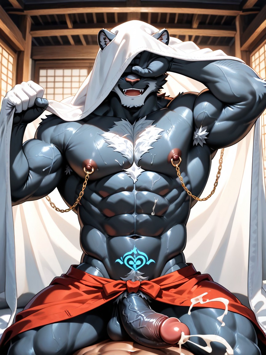 1 Personne, 18+, Round Pecs Porno IA Gay