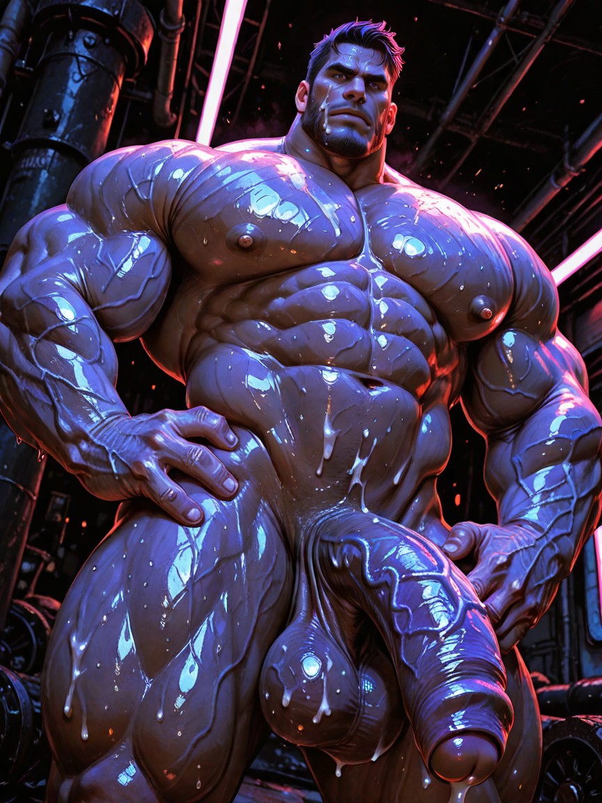 Gigantic Pulpy Pecs, 顏射, Hard Nipples AI同性戀黃片