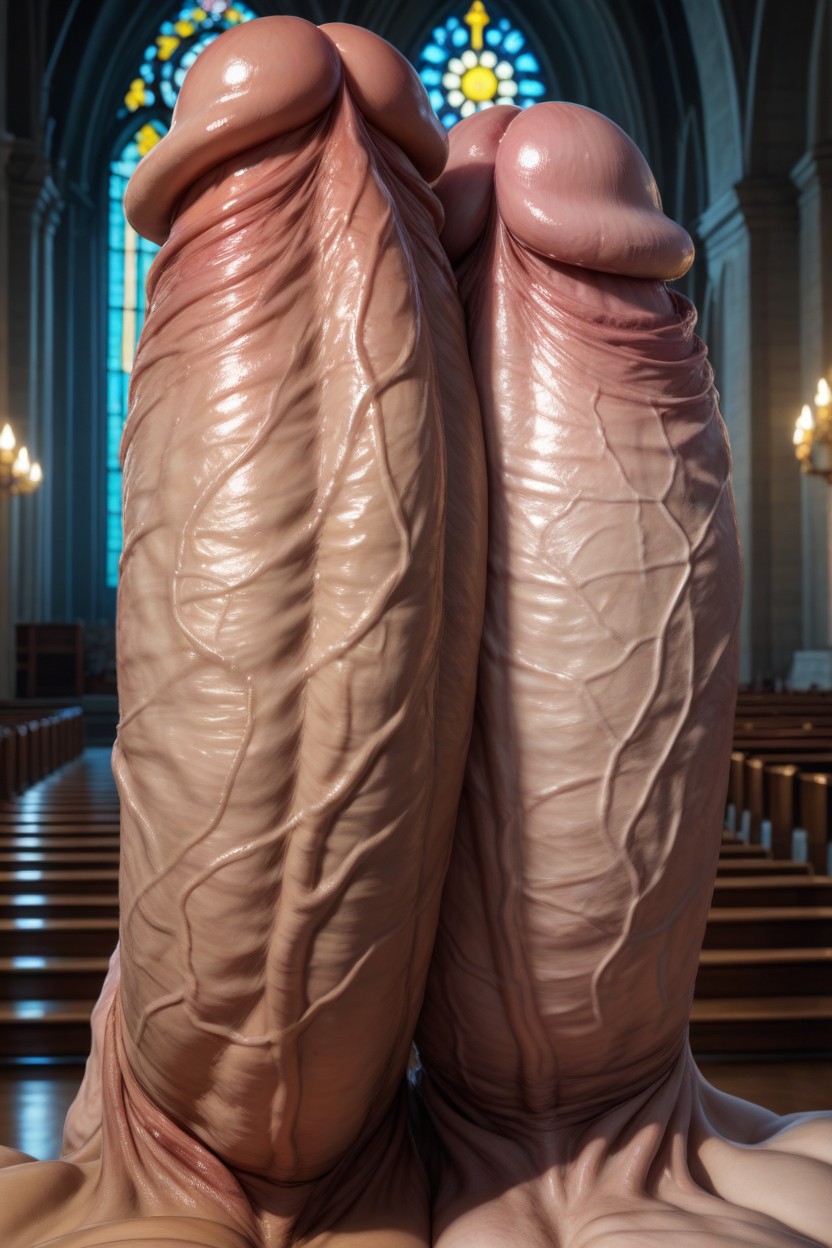 Clubshaped Penis, Mushroomshaped Cock, Award Winning Photo Porno IA Gay