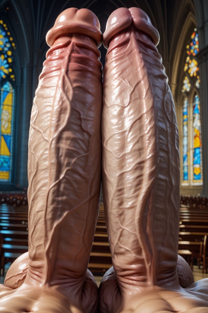 Extremely Curved Cocks, Award Winning Photo, Enormous Penis Head Porno IA Gay
