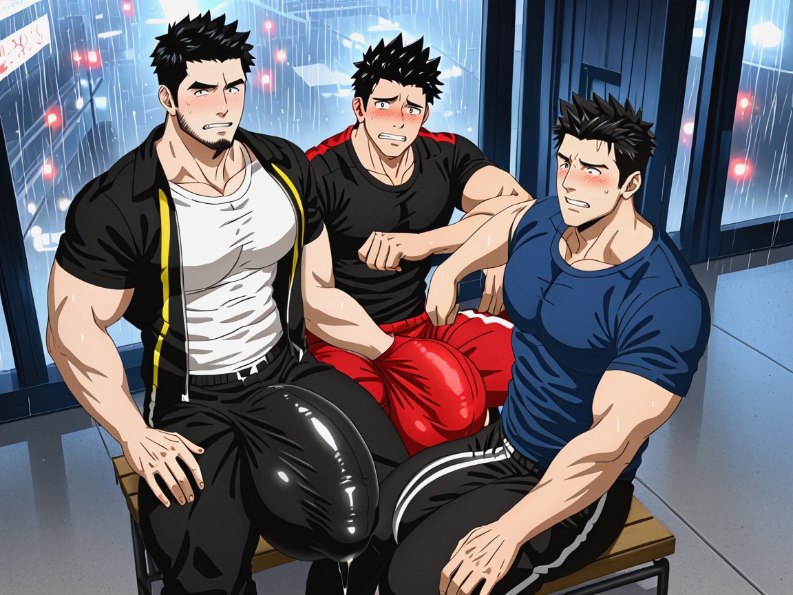 Angular Features, Handsome Face, Bara ゲイAIポルノ