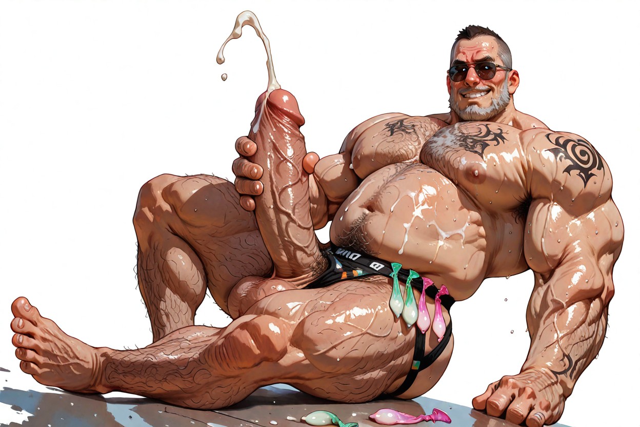 Body Fat, Éjaculation, Strong Lines Porno IA Gay