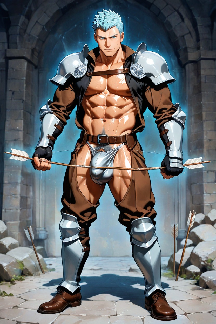 Sideways Bulge, Medieval Knight Armor, Caspar From Fire Emblem AI同性戀黃片