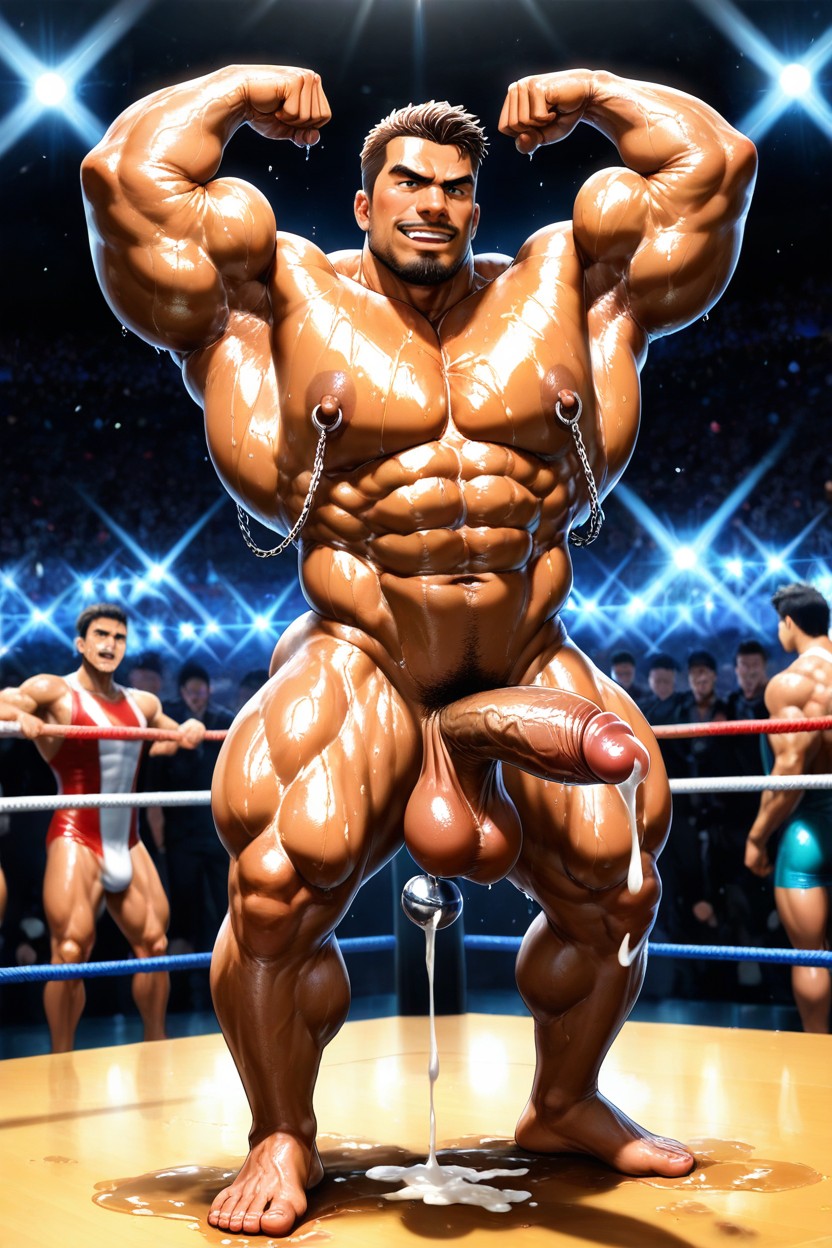 Cum From Penis, 拉丁裔 , Big Muscle AI同性恋黄片