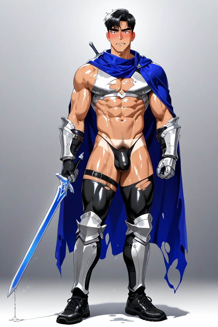 High Fantasy, Metal Bikini, Tanned Skin AI同性戀黃片
