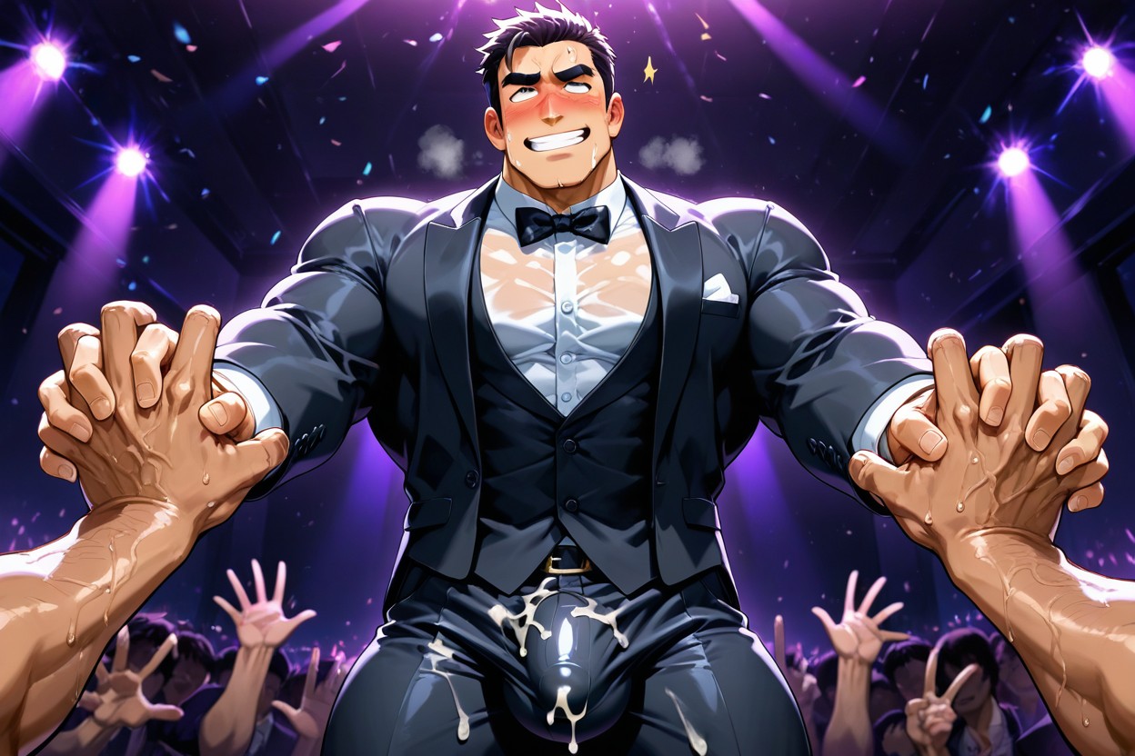 Face Of A Perverted Man, Cum, Mascule Male Man ゲイAIポルノ