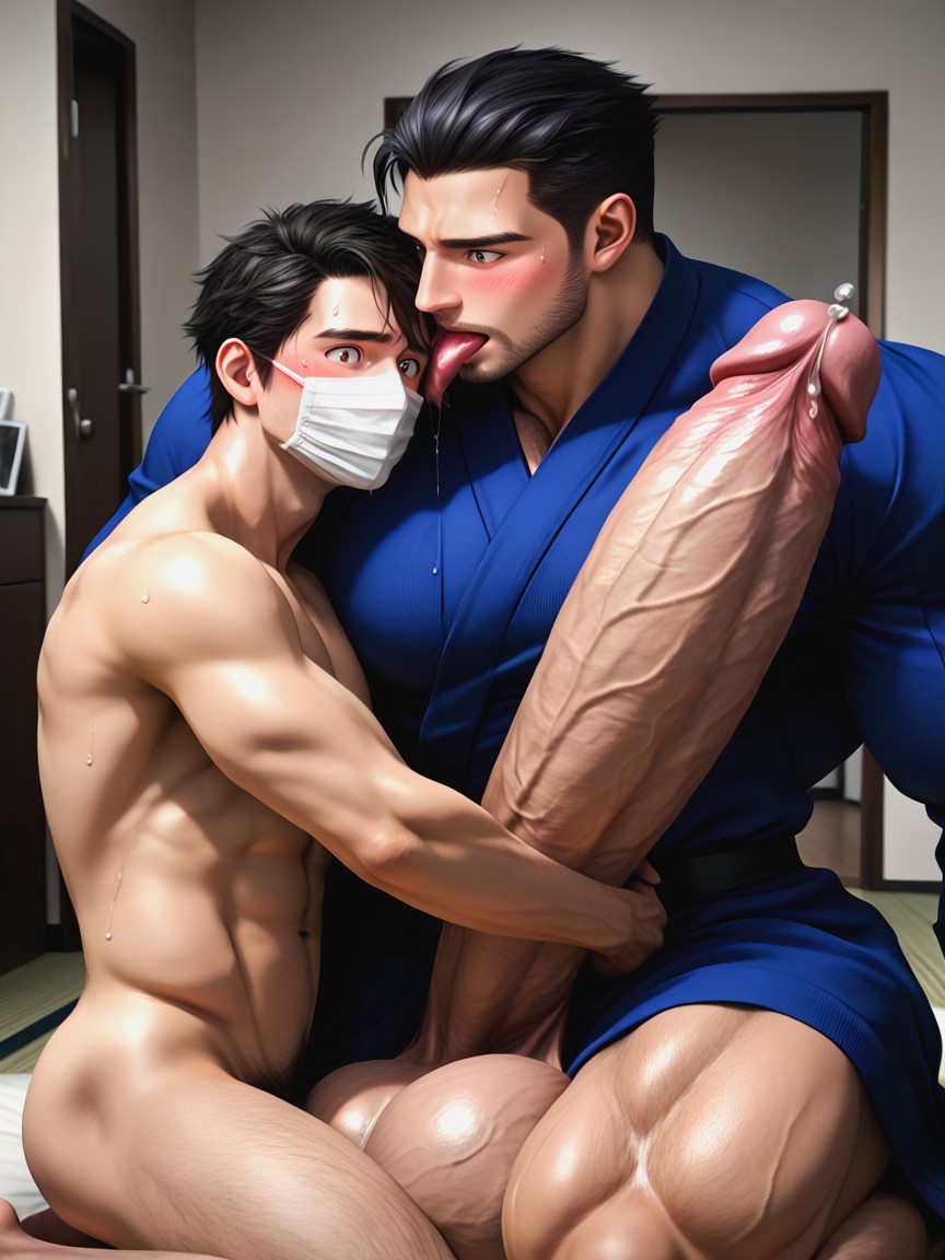 Nervous, Cock Focus, Gigantic Growing Uncut Hyper Cock Porno gay IA