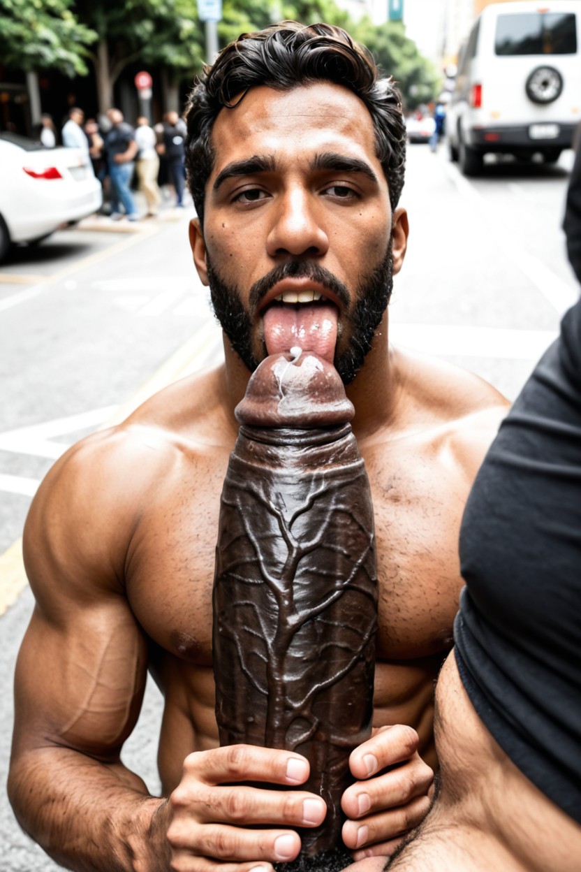Bara Manga Style, Colossal Oversized Hyper Cock Wider Than Mouth, Close-up Giant Bbc Focus AI同性戀黃片