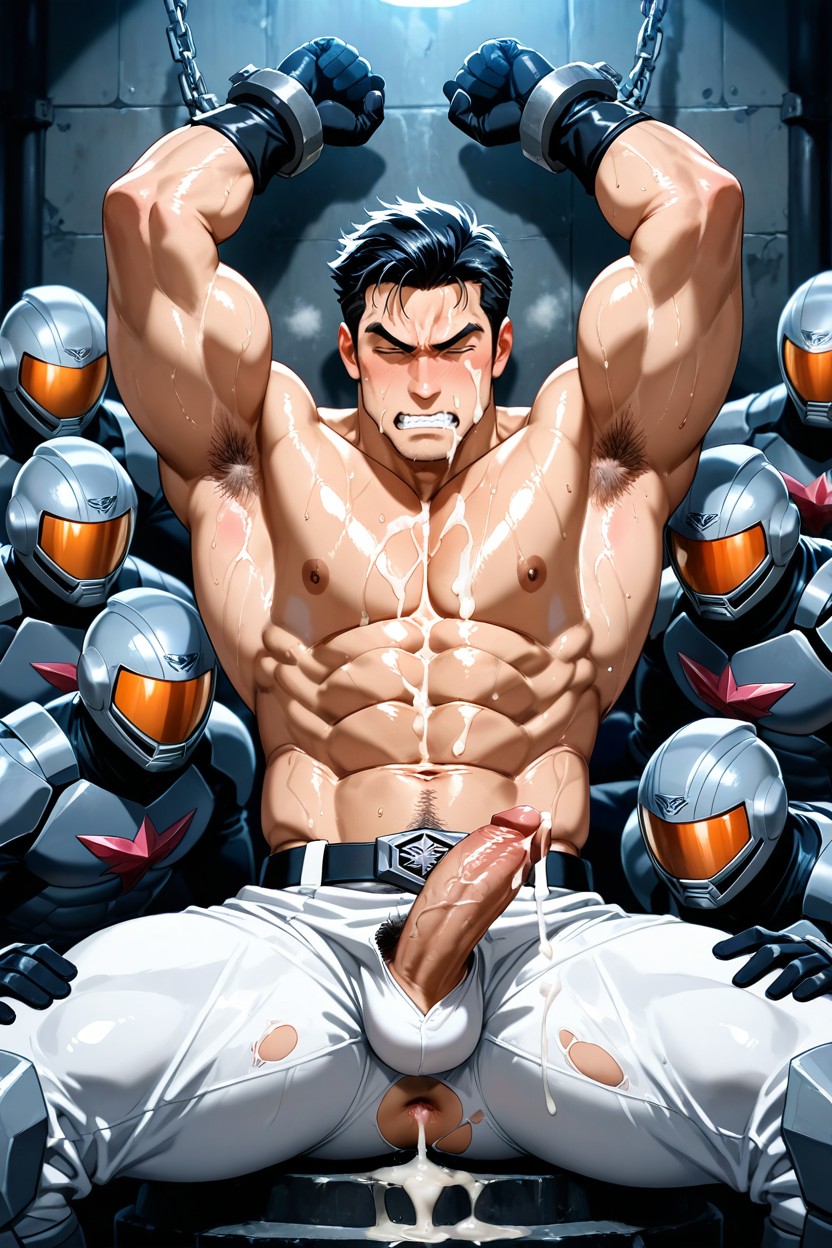 The Hero Ejaculates With A Roar, 筋肉質, オーガズム ゲイAIポルノ