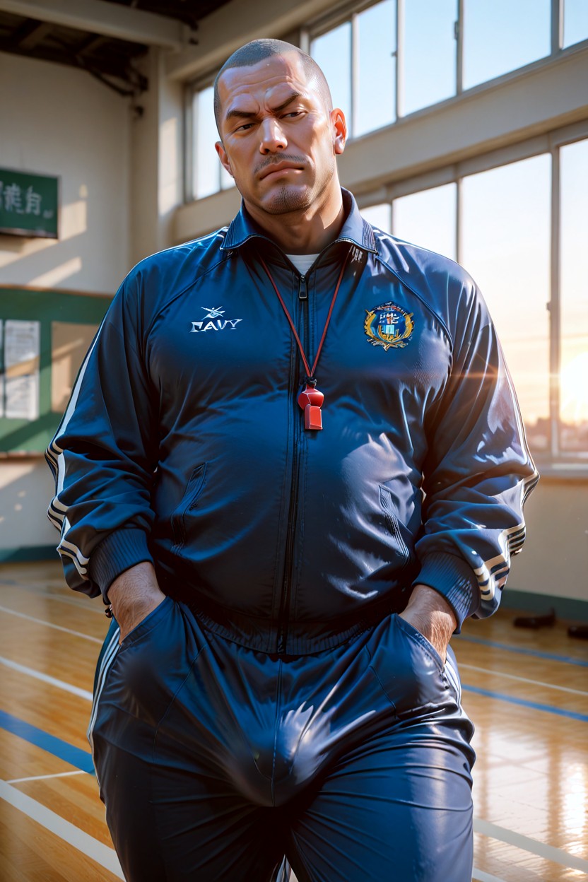 Wooden Floor, Quiet Stadium, 低角度 AI同性戀黃片