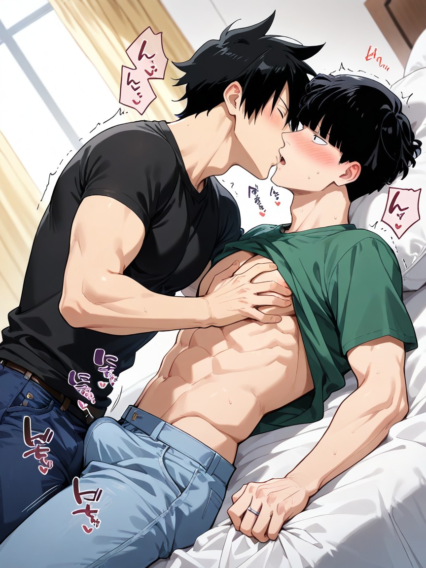 Face-to-face, Erection, 25+ Porno IA Gay