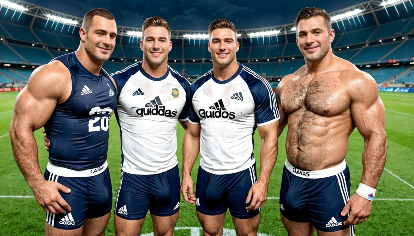 Football Stadium, All Extreme Hairy Abdomen, Big Bulge Porno IA Gay