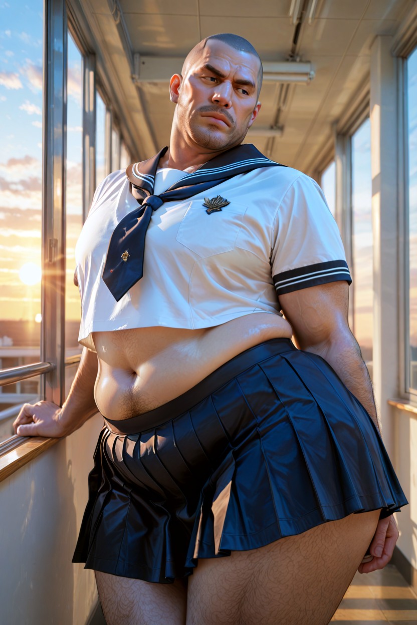 Fatty Pe Teacher, Fleeting Moment, Bottom Heavy ゲイAIポルノ