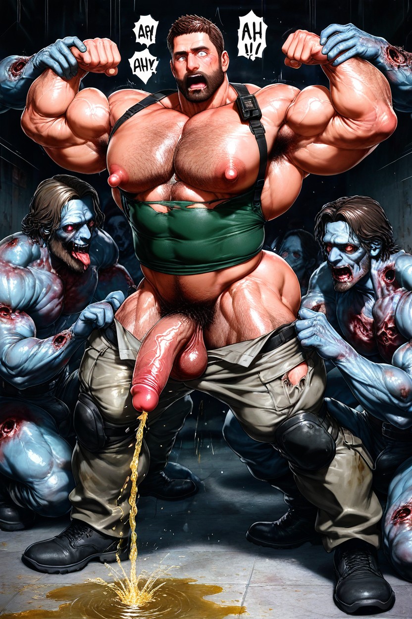 Hanjob, Rotting Zombies, Held Down By Zombies Porno IA Gay
