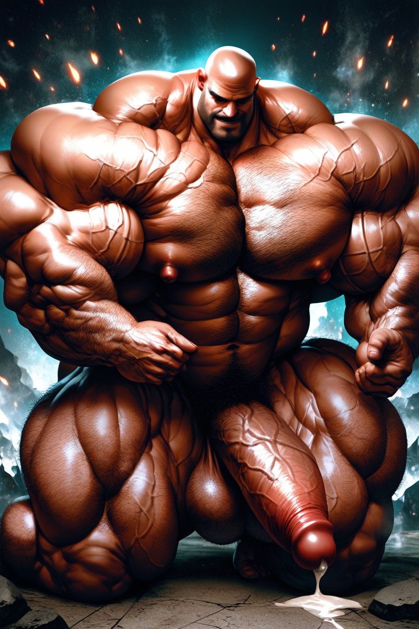 Muscle Growth, Massive Bodybuilder Muscles, Extreme Hyper Muscles Porno IA Gay