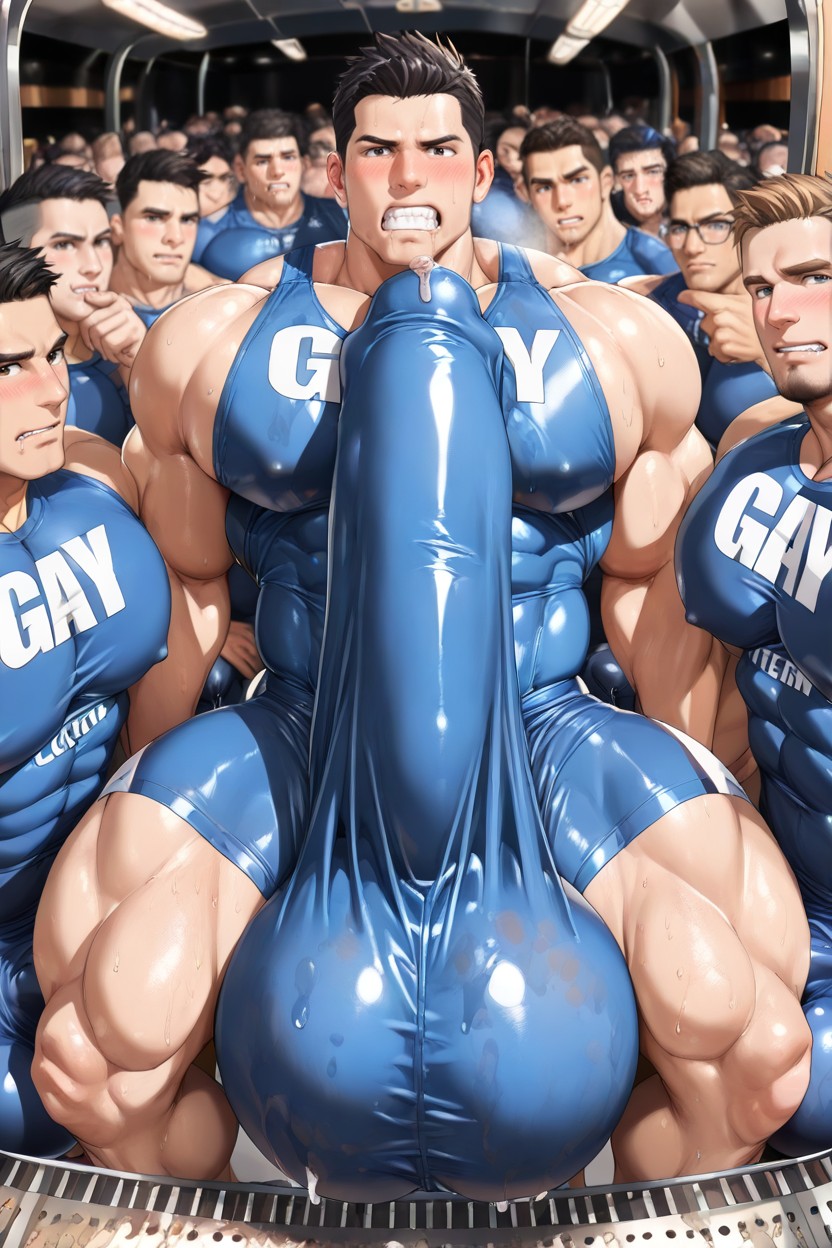 Bulge Thicker And Longer Than Leg, Only Men, De Haut En Bas Porno IA Gay