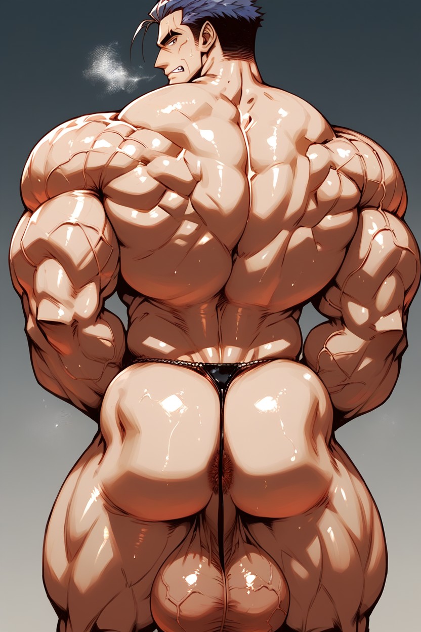 Finger Hook Grip, Face Posterior, Sphincter Muscle Clench Pornografia gay com IA