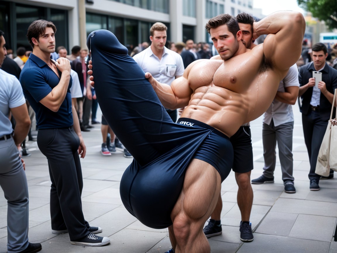 Only Males, Steamy, Giant Balls 게이 AI 포르노