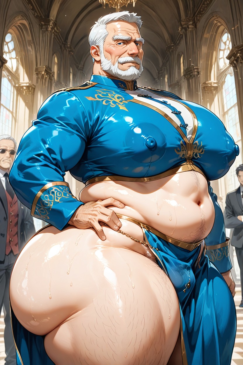 Thick Hips, Thick Thighs, Puffy Chest AI同性恋黄片