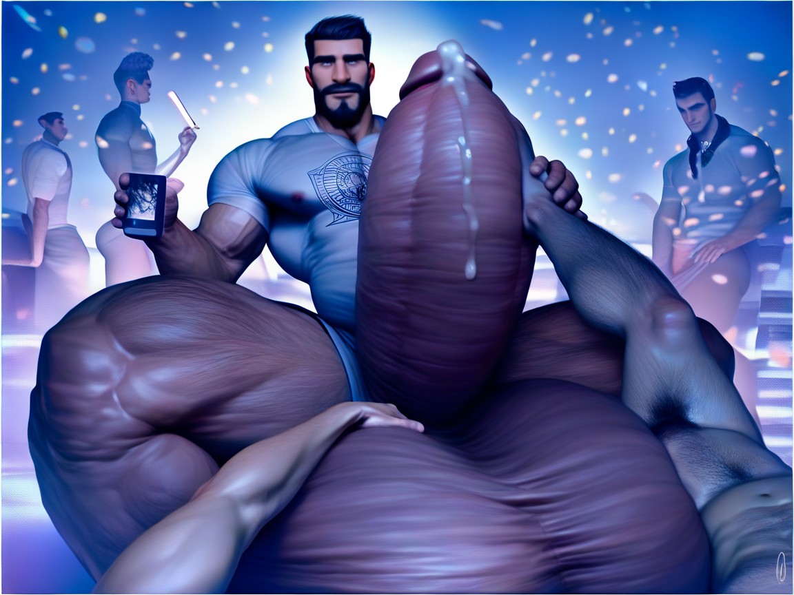 Males Only, Orgasm Expression, Only Men Porno IA Gay
