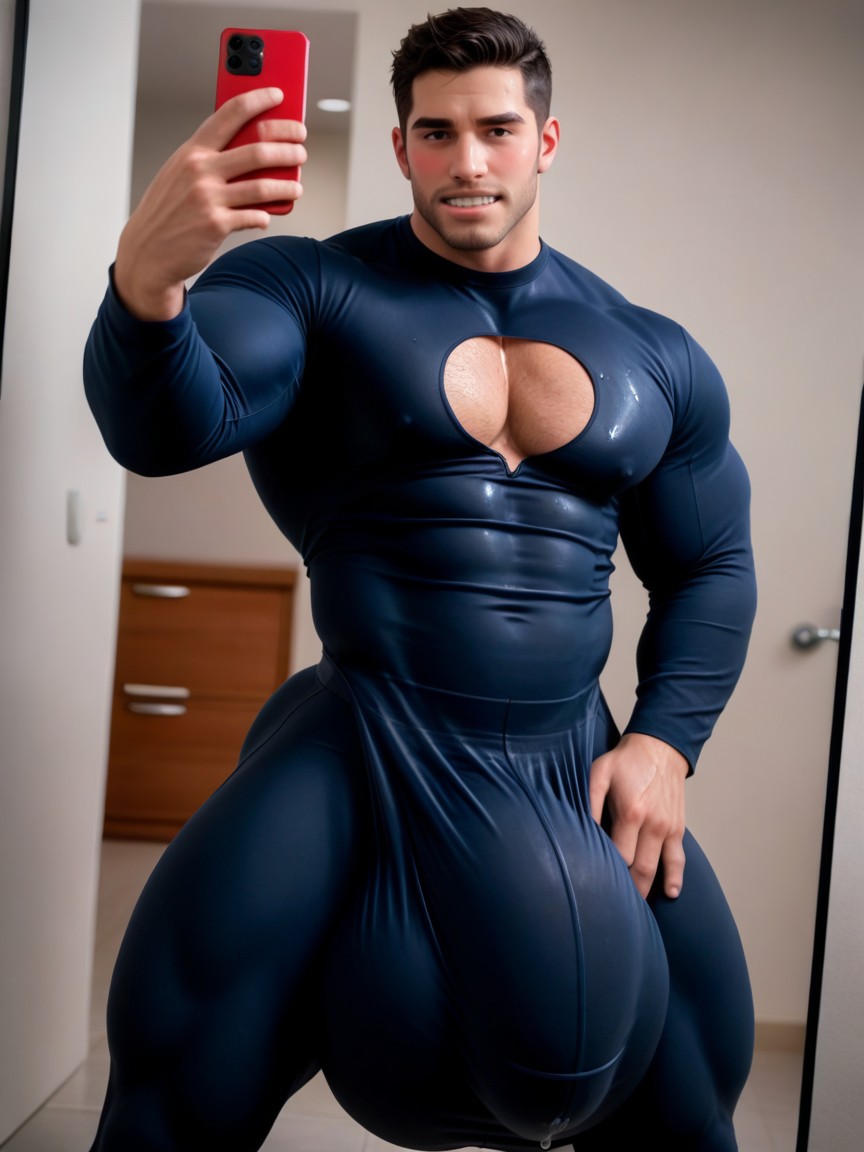Black Hair, Gay Men, Wet Bulge Tip On Chest Porno IA Gay